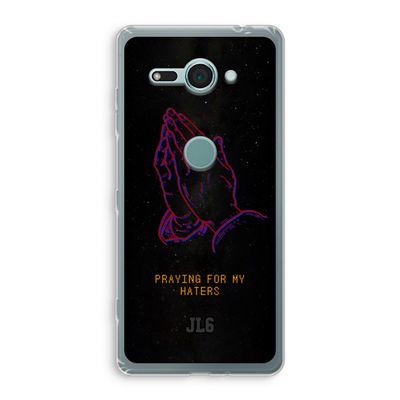 Praying For My Haters: Sony Xperia XZ2 Compact Transparant Hoesje