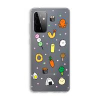 Happy bento friends: Samsung Galaxy A72 Transparant Hoesje