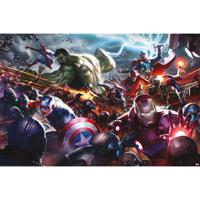 Poster Marvel Future Fight Heroes Assault 61x91,5cm - thumbnail