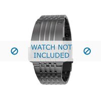 Diesel horlogeband DZ7111 Staal Zwart 30mm