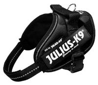 Julius K9 idc power-harnas / tuig voor labels zwart
