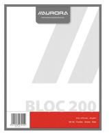 Kladblok aurora 210x270mm blanco 200 vel 45gr | 5 stuks