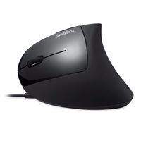 Perixx Perimice-513L Ergonomische muis USB Optisch Zwart 5 Toetsen 2000 dpi Ergonomisch - thumbnail