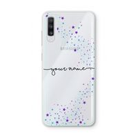 Sterren: Samsung Galaxy A70 Transparant Hoesje