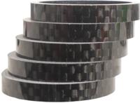 Hzb spacers 28.6 mm 1-1/8 inch oversized 5 mm carbon 5 stuks 6500031