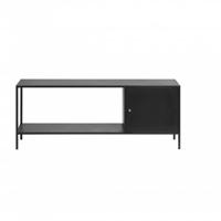 Nordic Home Sigurd metalen dressoir - 1 deur - 120 cm - zwart