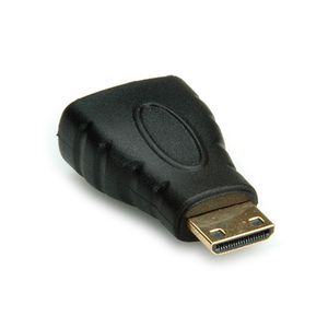 Value 12.99.3152 Adapter [1x HDMI-stekker C mini - 1x HDMI-bus] Zwart