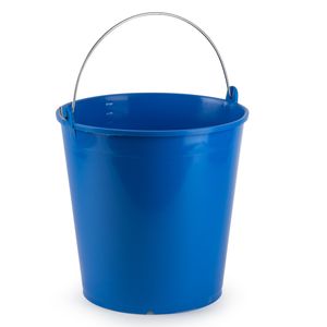Blauwe schoonmaakemmer/huishoudemmer 15 liter 32 x 31 cm   -