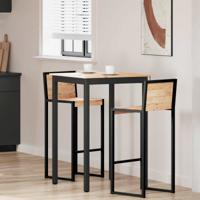 Bartafel Naturel 110 x 55 x 105 cm Massief grenenhout