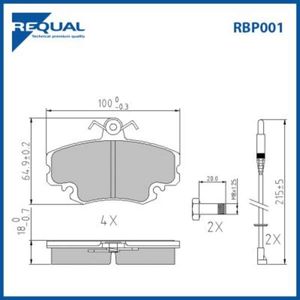 Requal Remblokset RBP001