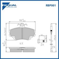 Requal Remblokset RBP001