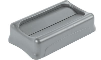 Rubbermaid deksel voor afvalcontainer Slim Jim, tuimeldeksel, grijs