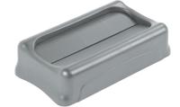 Rubbermaid deksel voor afvalcontainer Slim Jim, tuimeldeksel, grijs