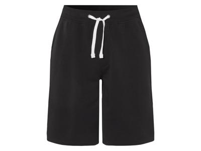 LIVERGY Korte heren broek (Zwart, M)