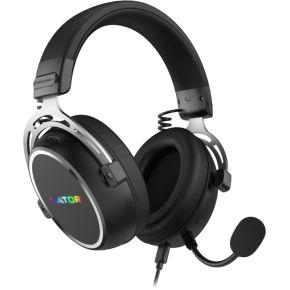HATOR Hypergang 3 USB Hi-Res RGB Gaming Headset Zwart