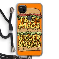 Big Macs Bigger Dreams: Pixel 4a Transparant Hoesje met koord