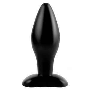 Anal Fantasy - Siliconen Butt Plug Zwart Medium