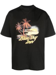 BLUE SKY INN t-shirt à logo imprimé - Noir