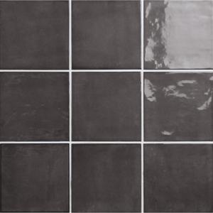 Wandtegel Fayenza Black 12.3x12.3 cm Stardos