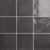 Wandtegel Fayenza Black 12.3x12.3 cm Stardos