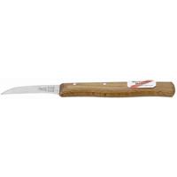 Windmühlenmesser 1486225010002 Groentemeser 60 mm gebogen kling lange handgreep, beuken