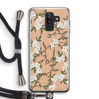 Blossoming spring: Samsung Galaxy J8 (2018) Transparant Hoesje met koord