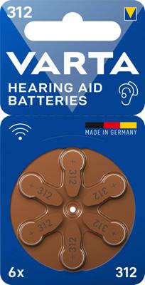 VARTA batterij coin cell v312 1.4v blister pack of 6