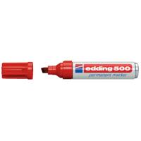 Viltstift edding 500 schuin 2-7mm rood | 10 stuks