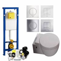 Xs Toiletset 17 Aqua Splash Amor Met Softclose Bril En Argos/Delos Drukplaat Wisa