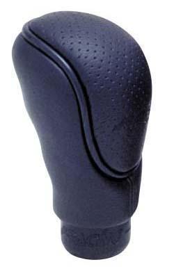 Simoni Racing Pookknop Brio - Zwart Leder SRPK01N