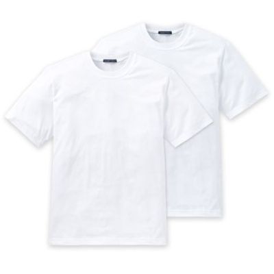 Schiesser 2 stuks Essentials American T-shirts Round Neck