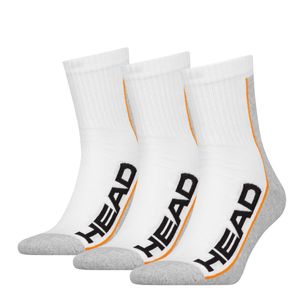 HEAD Stripe Performance Short 3-pack white/grey-35/38