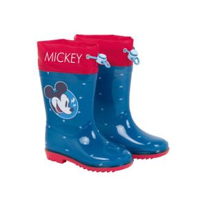 Regenlaarzen Mickey junior PVC donkerblauw/rood maat 32