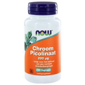 NOW Chroom Picolinaat 200 mcg (100 caps)