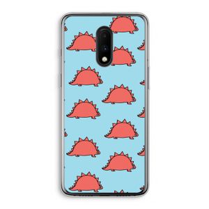 Dinosawrr: OnePlus 7 Transparant Hoesje
