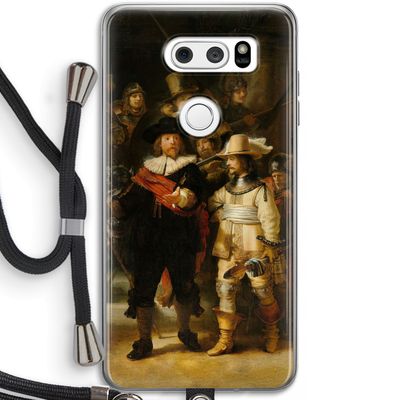 De Nachtwacht: LG V30 Transparant Hoesje met koord