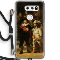 De Nachtwacht: LG V30 Transparant Hoesje met koord