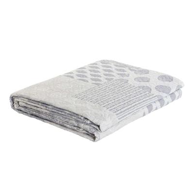 Sprei DKD Home Decor Beige Grijs Bed van 90 Bed van 150 180 x 260 x 1 cm