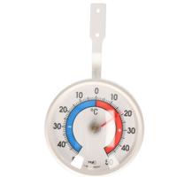 TFA Raam Thermometer - analoog - kunststof - wit - 7 x 12 cm - binnen en buiten TFA Raam Thermometer - analoog - kunststof - wit - 7 x 12 cm - binnen en buiten
