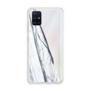 Gestreepte marmer: Galaxy A51 4G Transparant Hoesje