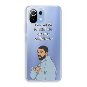 Hotline bling: Xiaomi Mi 11 Lite Transparant Hoesje