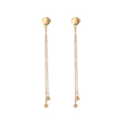 Kalli Hang Oorbellen Rondje en Bolletjes Rosé
