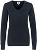 Hakro 133 Women's V-neck pullover Premium-Cotton - Ink - S