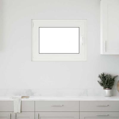 Kelderraam "RISOR" 80x60 cm draai-kiep DIN links antraciet