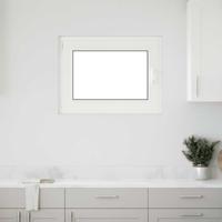 Kelderraam "RISOR" 80x60 cm draai-kiep DIN links antraciet
