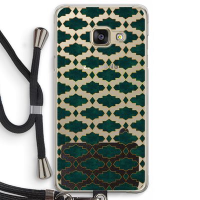 Moroccan tiles: Samsung Galaxy A3 (2016) Transparant Hoesje met koord