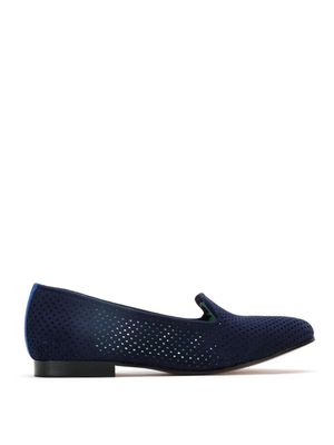 Blue Bird Shoes mocassins en daim - Bleu