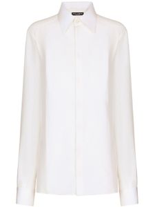 Dolce & Gabbana chemise en soie - Blanc