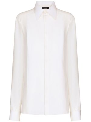 Dolce & Gabbana chemise en soie - Blanc