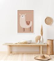 Poster - Abstracte Kunst / Schapen